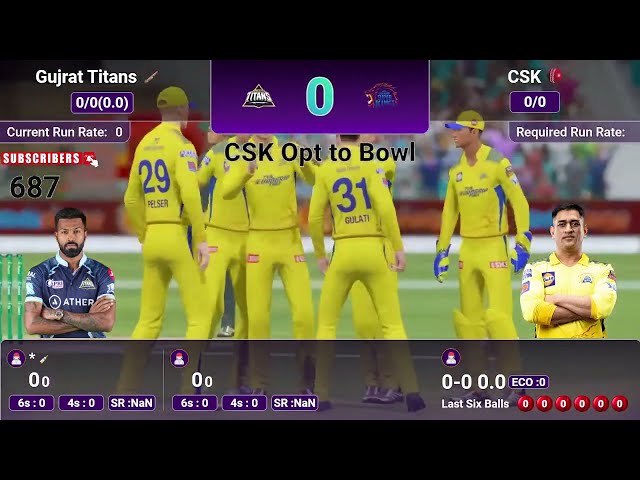 IPL LIVE 🔴| CSK VS GT Live  part 1 🔴| IPL Live score | IPL LIVE  MATCH🔴| IPL Live Commentary