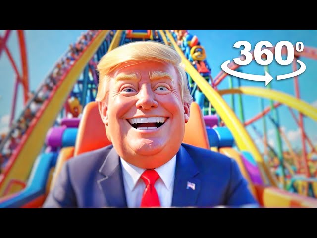 TRUMP'S EPIC 360 VR ROLLER COASTER EXPERIENCE! (Election 2024)