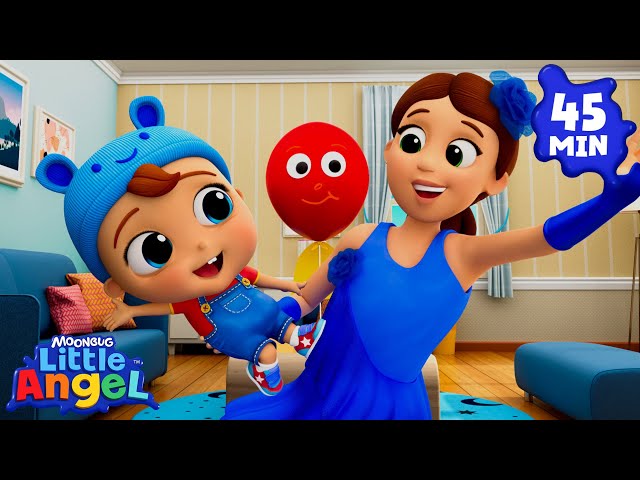 HELLO Singalong - Baby John's Balloon | Little Angel | Songs and Cartoons | Best Videos for Babies