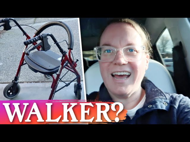 BEST FIND @ GOODWILL | I FOUND MY RECOVERY WALKER AT GOODWILL | WHY AM I BUYING A WALKER IN MY 40'S?