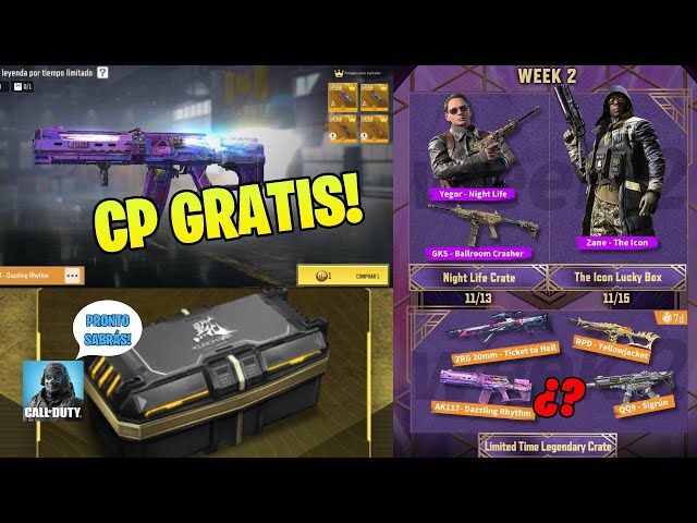 CP GRATIS! - CAJA KUROHANA - PRÓXIMAS CAJAS | COD Mobile | POKERO