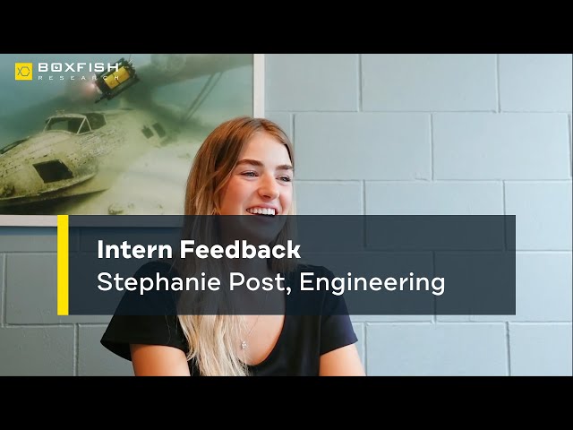 Engineering Intern Feedback Interview - Stephanie Post