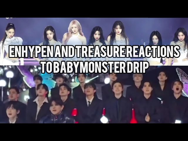 Enhypen and Treasure reactions to BabyMonster Drip!!!