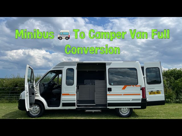 I Converted A Minibus Into A Camper Van 🚐 Van Building #campervan