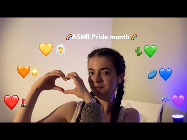 ASMR triggers for Pride Month🌈| Francy ASMR