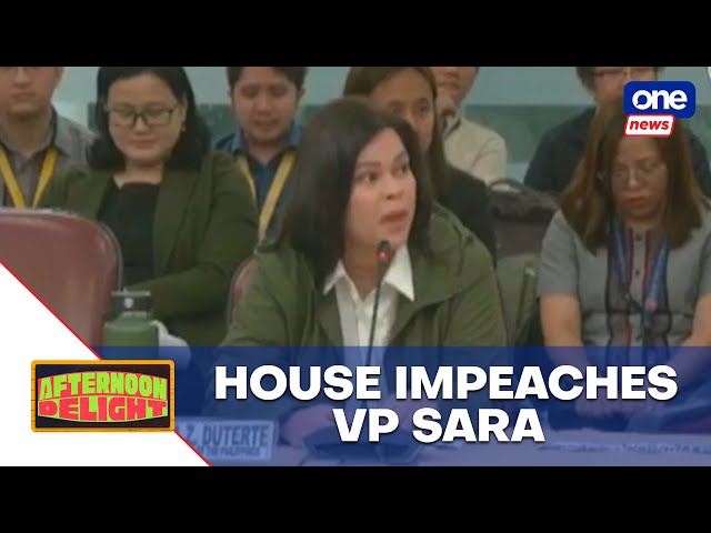 Senate to become a quasi-judicial body after House impeaches VP Sara - Llamas | Afternoon Delight