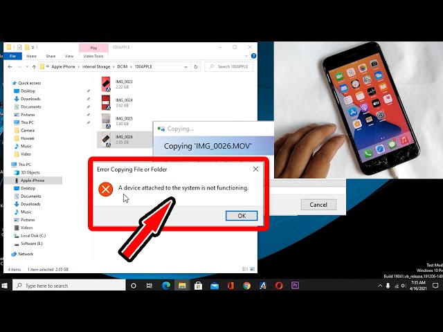 A device attached to the system is not functioning ERROR FIXSOLUTION for iPhone/iPad WINDOWS 7/8/10