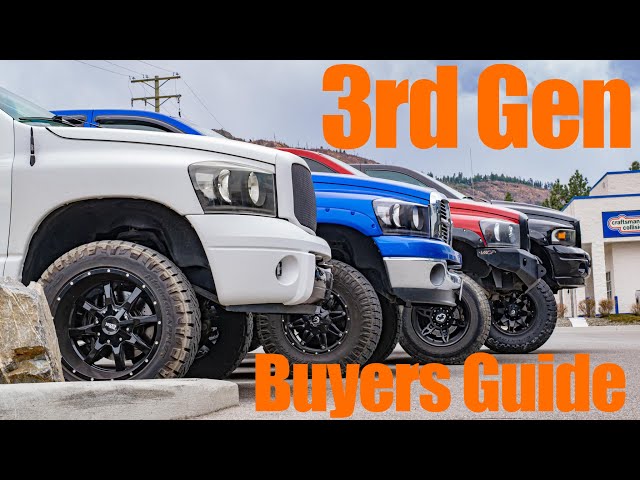 Buying a 3rd Gen Cummins? Check out this buyers guide to get the right one!