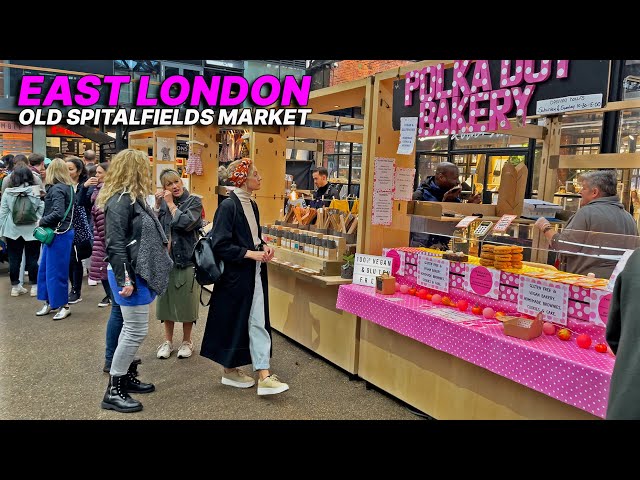 Walking London's Liverpool Street Station🚊 & Spitalfields Market on a Saturday afternoon (OCT 2021)