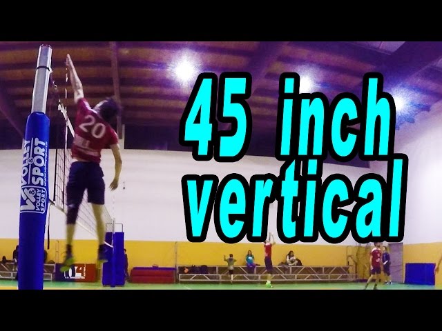 5'7 ft Spiker Destroys 3 Meter Volleyball line in Warm up