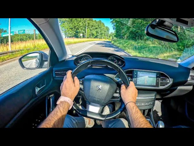 2016 Peugeot 308 (1.2 PureTech 130 hp) | POV Test Drive #2306 Joe Black