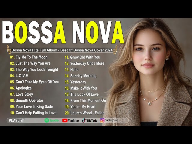 Bossa Nova Cover Songs 2025💃Great Collection Of Bossa Nova Songs☕Best Bossa Nova Jazz Covers 2025