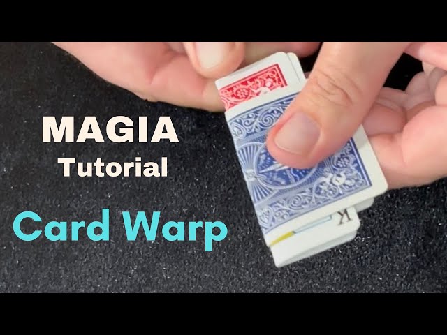 Tutorial de trucos de cartas mágicas - Card Warp