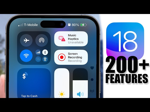 iOS 18 Every New Feature and Changes (Public BETA)