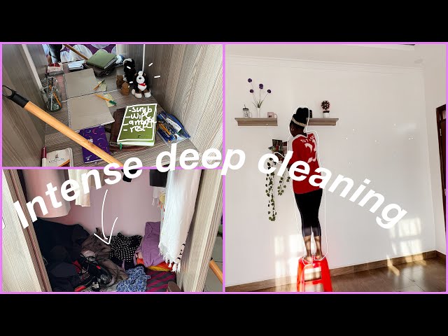 CLEAN MY ROOM WITH ME *extreme cleaning motivation* | Real time