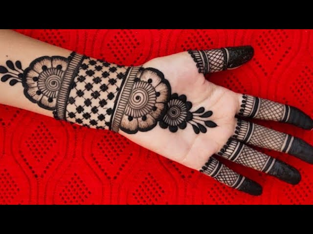 Latest Very Beautiful Flower Mehndi Design For Front Hand| Simple Arebic Mehndi Design|Mehndi Design