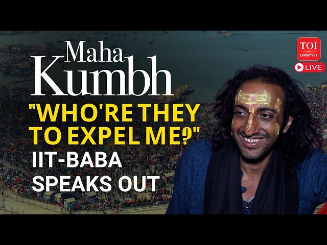 LIVE: IIT Baba Gets EMOTIONAL, Speaks Out On Controversy and His Spiritual Mission | Maha Kumbh 2025