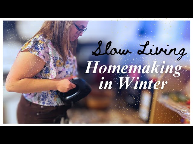 SLOW LIVING WHEN LIFE IS CHAOTIC // Low Income Homemaking For Traditional Christian Woman