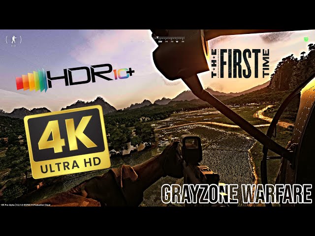 🔥 GRAYZONE WARFARE First Time Experience in 4K HDR! | Solo Adventure & Epic Fails 😱 *DLSS OFF