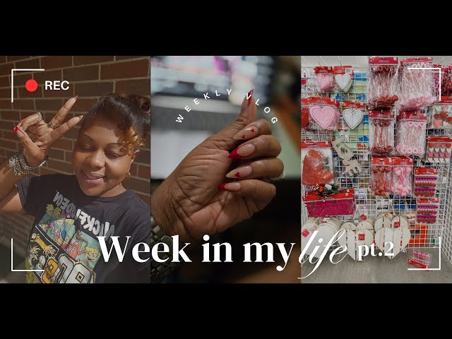 Weekly Vlog | PART.2 | EARLY MORNING SURPRISE + VALENTINES DAY SHOPPING + NEW NAILS & MORE