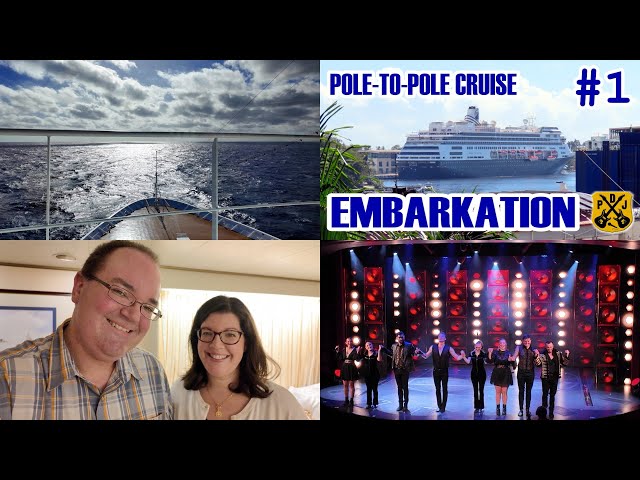 It's Embarkation Day For Our First-Ever World Cruise! - 133-Day HAL Volendam Pole-To-Pole Vlog 2025