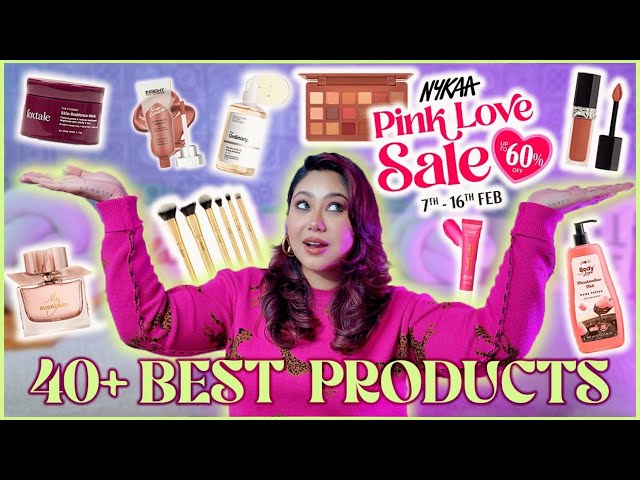 Nykaa Pink Love SALE 60% OFF 🩷 40 *Best* Products & Discounts!  ThatQuirkyMiss