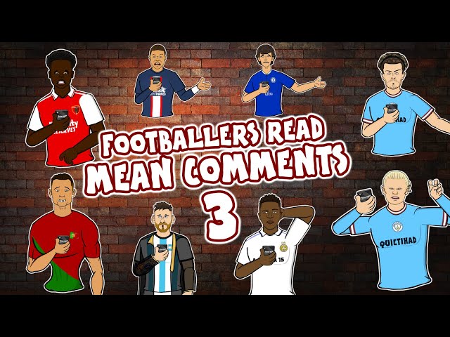 😥#3 FOOTBALLERS READ MEAN COMMENTS😥 (Feat Ronaldo Messi Haaland Mbappe Frontmen Season 5.9)