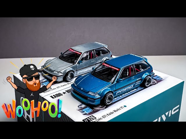 Unboxing the Kaido House Honda Civic EF - 1:64 Mini GT #minigt #kaidohouse #diecastcars Diecast