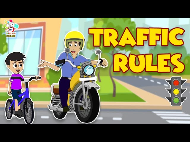 Traffic Rules - Road Safety | Traffic Lights | Moral Stories | English Animated | English Cartoon