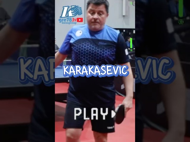 Legendary KARAKASEVIC is in the venue! 🏓🔥🎯