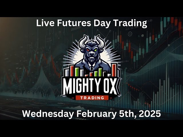 Live #trading  the #Futures Market Wednesday Feb 5th, 2025