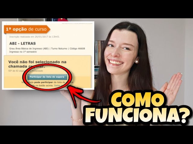 COMO FUNCIONA A LISTA DE ESPERA DO SISU l Como entrar na lista de espera do sisu!!!