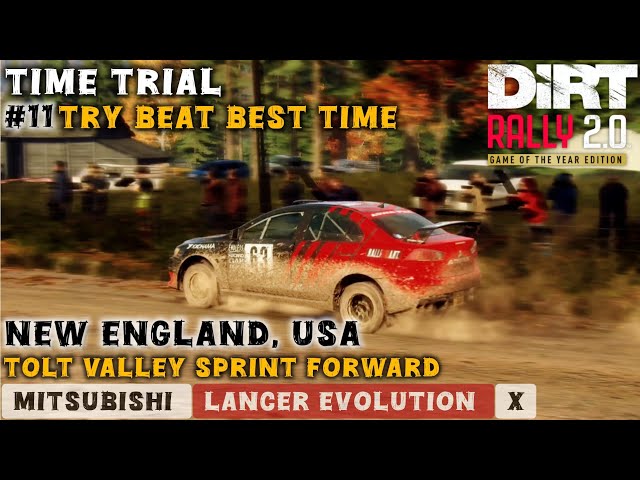 MITSUBISHI LANCER EVOLUTION X - NR4/R4 - TIME TRIAL - NEW ENGLAND - USA @ja_gameplay