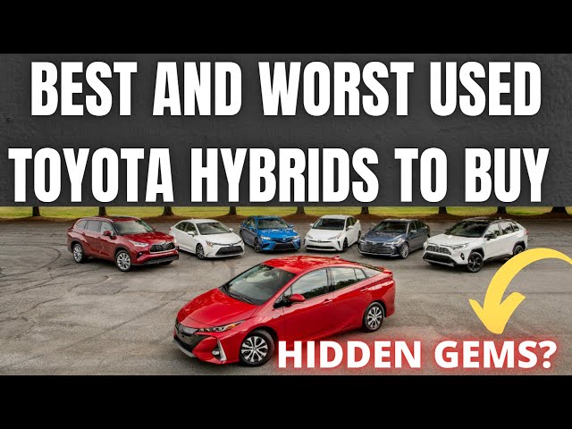 Best and Worst Used Toyota Hybrids to Buy