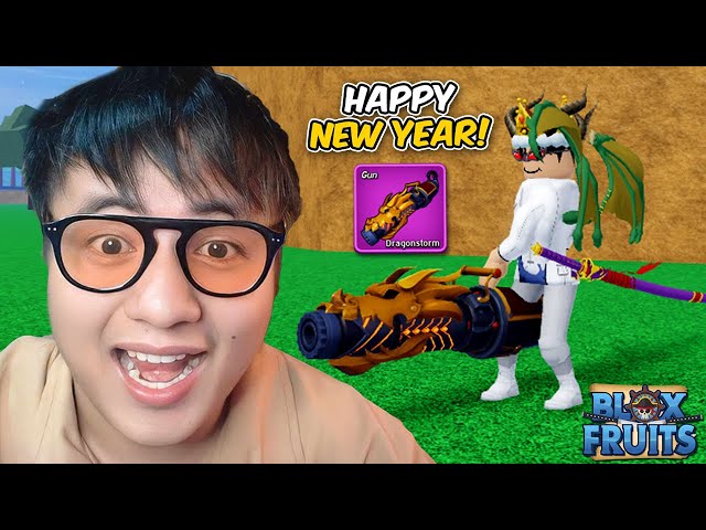 NAGPAPUTOK GAMIT ANG DRAGONSTORM (HAPPY NEW YEAR!) - Blox Fruits