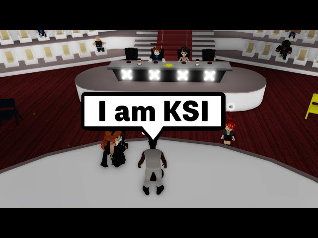 I played Thick Of It as KSI in a Roblox Talent Show.. 💀