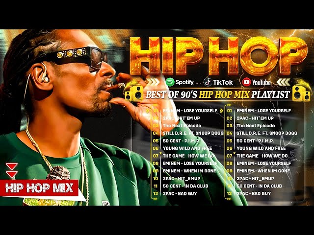 LEGENDARY OLD SCHOOL HIP HOP MIX 2025 🔥~ Dr. Dre , 2Pac,50 Cent , Snoop Dogg,Eminem, Ice Cube & More