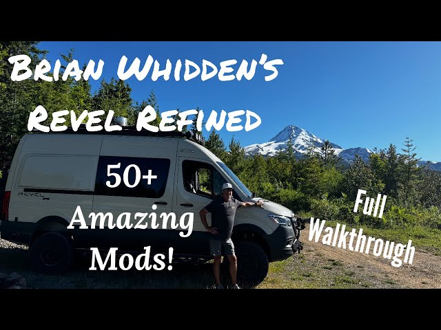 50+ Awesome Mods on Brian Whidden’s Winnebago Revel | Full Tour & Review