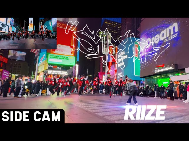 [SIDE CAM | KPOP IN PUBLIC TIMES SQUARE | ONE TAKE] RIIZE (라이즈) - ‘Siren’ | Dance Cover by GRL1S