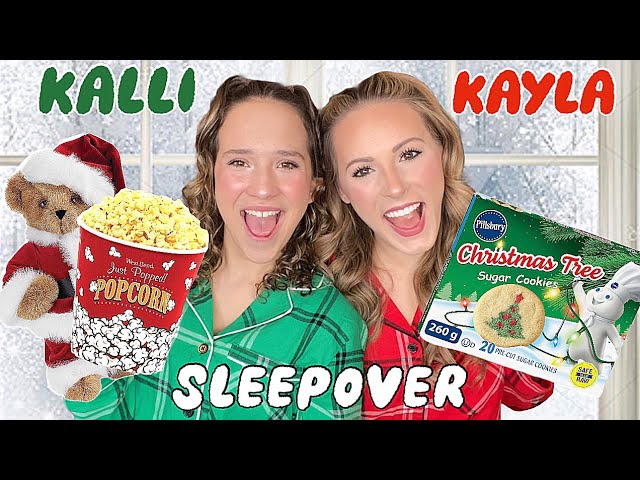 KAYLA & KALLI OFFICIAL CHRISTMAS SLEEPOVER MARATHON 💚🧸❤️