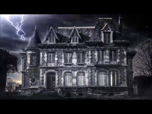 ASMR Epic Rain Thunder Lightning Storm For Instant Sleep In Haunted House