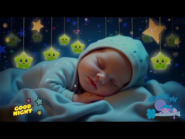 Sleep Instantly in 3 Minutes 🌙 Mozart & Brahms Lullaby 💤 Relaxing Baby Music