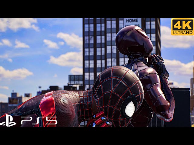 Anti-Ock & Advanced spidermen Vs Sandman PS5 Slim 4K HDR