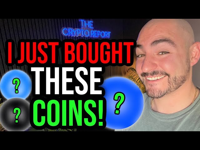 BREAKING CRYPTO NEWS! (I Just Bought These THREE Coins)