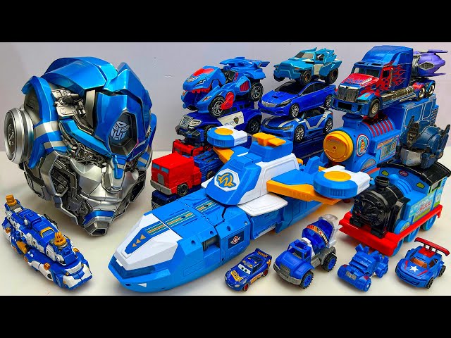 Mirage Death & Rise of Beasts: Entire blue toy TOBOT collection,SuperWings, Kartun robot Stop Motion