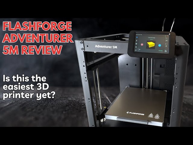 Flashforge Adventurer 5M 3D Printer Review: Unboxing, Setup & First Print!