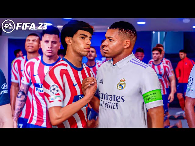 FIFA 23 | Real Madrid Vs Atletico Madrid Ft, Kylian Mbappé, vs João Félix, Laliga Gameplay