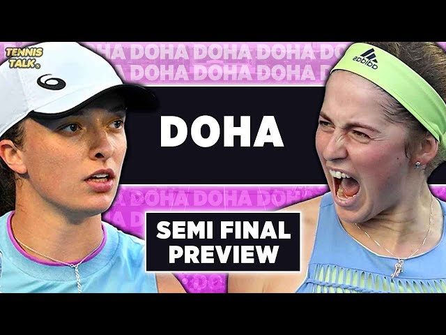 Swiatek vs Ostapenko | WTA Doha 2025 Semifinal | Tennis Talk Preview