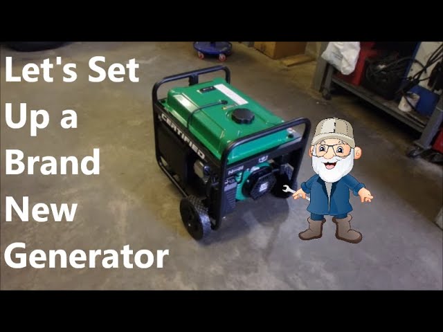 How to Set Up A New Certified 3550 Watt Generator "SUBSCRIBE"