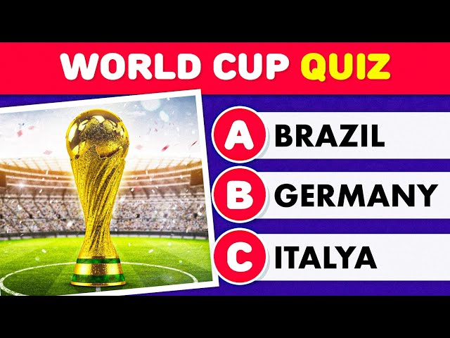 HOW MUCH DO YOU KNOW ABOUT THE WORLD CUP 🏆 | FOOTBALL QUIZ 2022